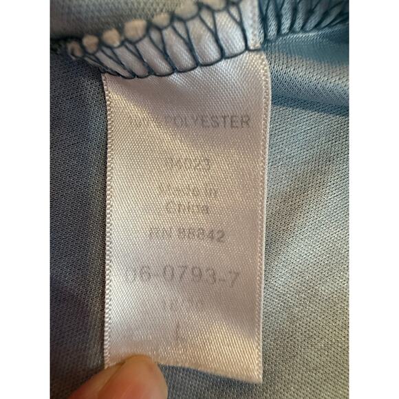 Only Necessities Women’s Plus Dress 18/20 L Blue Teal Boho Print A-Line Midi - Picture 5 of 8